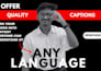 add captions and subtitles in any language